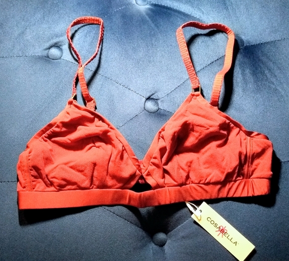 NWT Made in Italy Verona Mesh Triangle Bralette - Picture 2 of 16